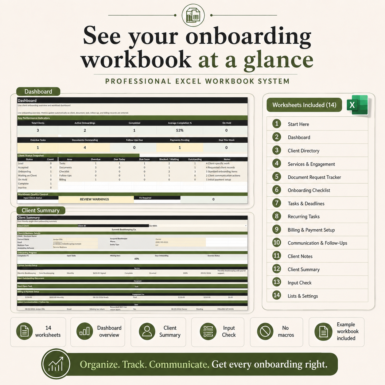 Bookkeeper Client Onboarding System Professional