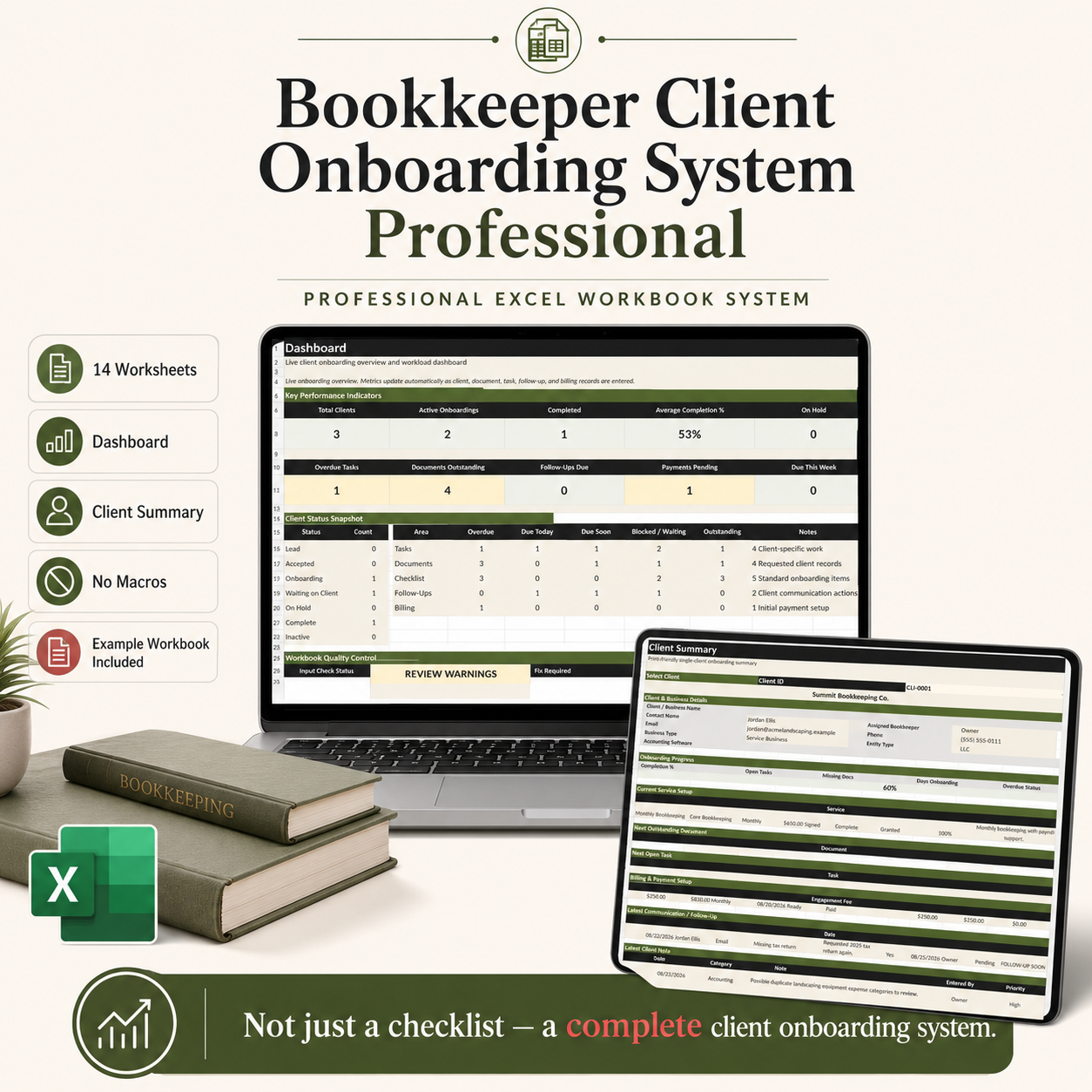 Bookkeeper Client Onboarding System Professional