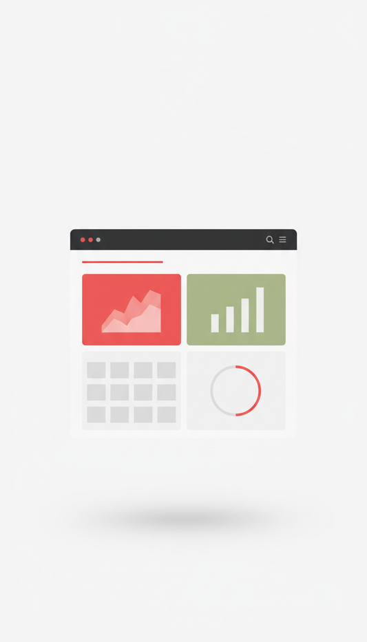Business analytics starter pack with real-time charts